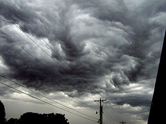 storm clouds